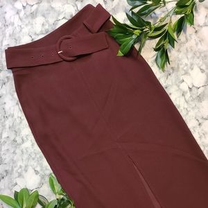 Express Belted Pencil Skirt